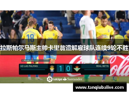 拉斯帕尔马斯主帅卡里翁遭解雇球队连续9轮不胜 拉斯帕尔马斯主帅卡里翁遭解雇球队连续9轮不胜